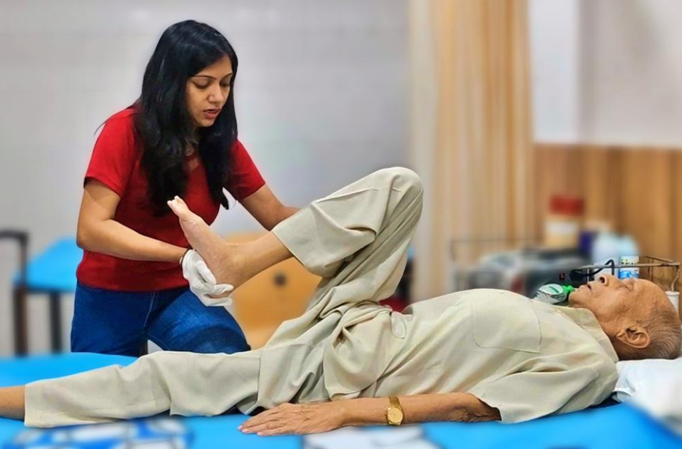 Modern physiotherapy treatment room with advanced equipment